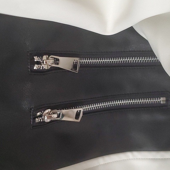 Colorblock moto jacket - Picture 8 of 16